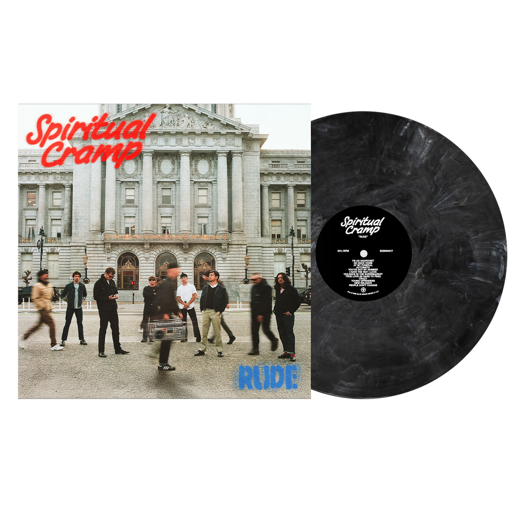 RUDE VINYL LP - SILVER/GREY MARBLE